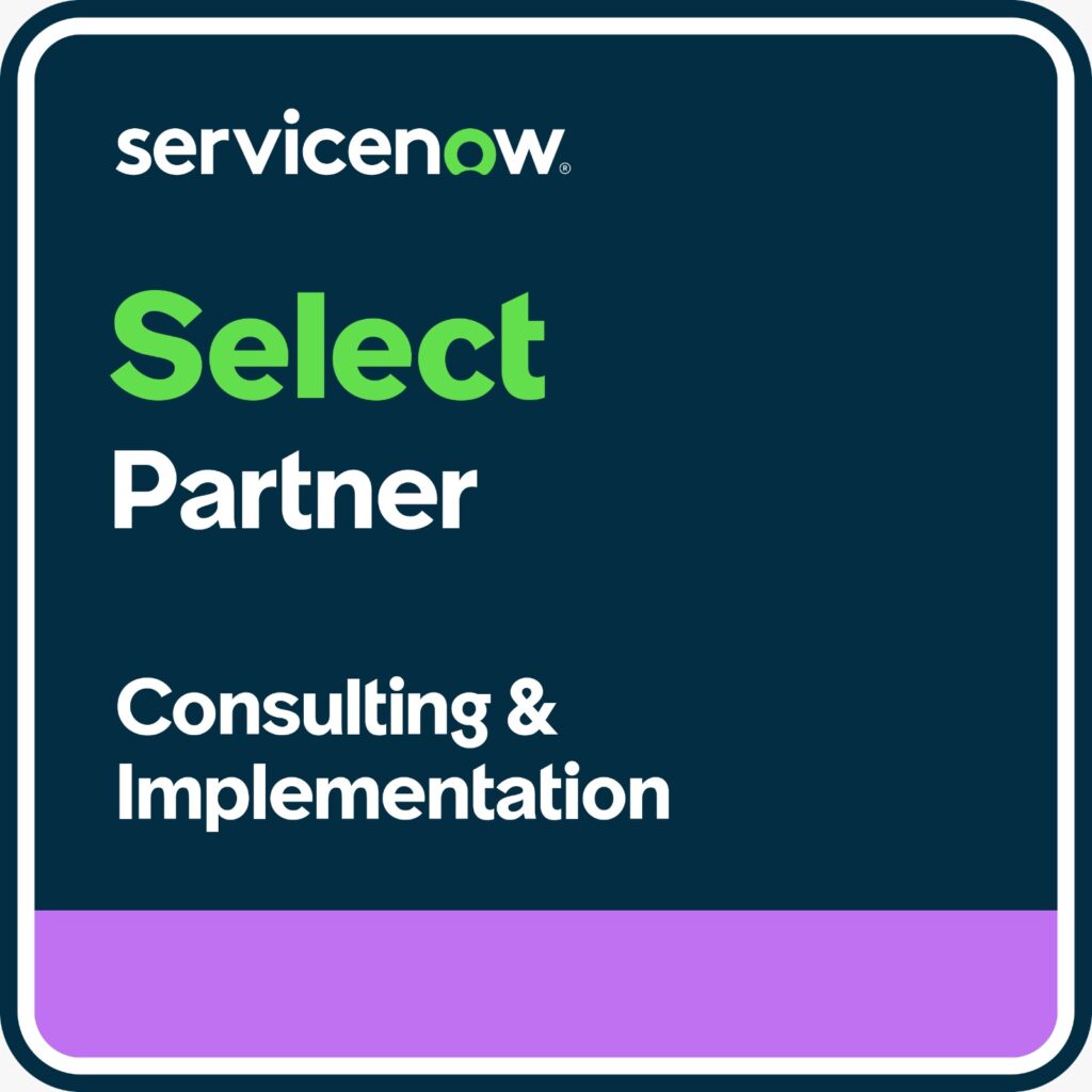 selo servicenow select partner consulting Home Atual