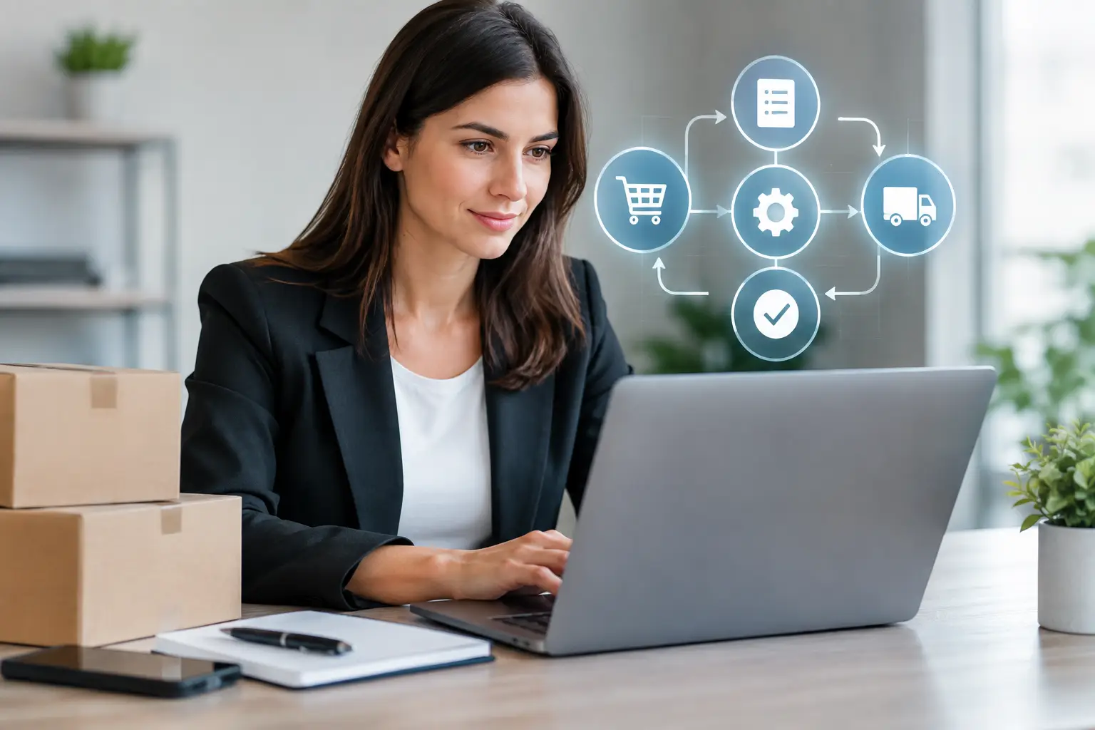 Automação de processos de compras com controle
